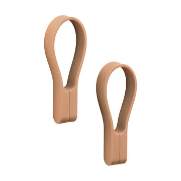 Loop towel hanger magnet 2-pack - Mandarine - Zone Denmark