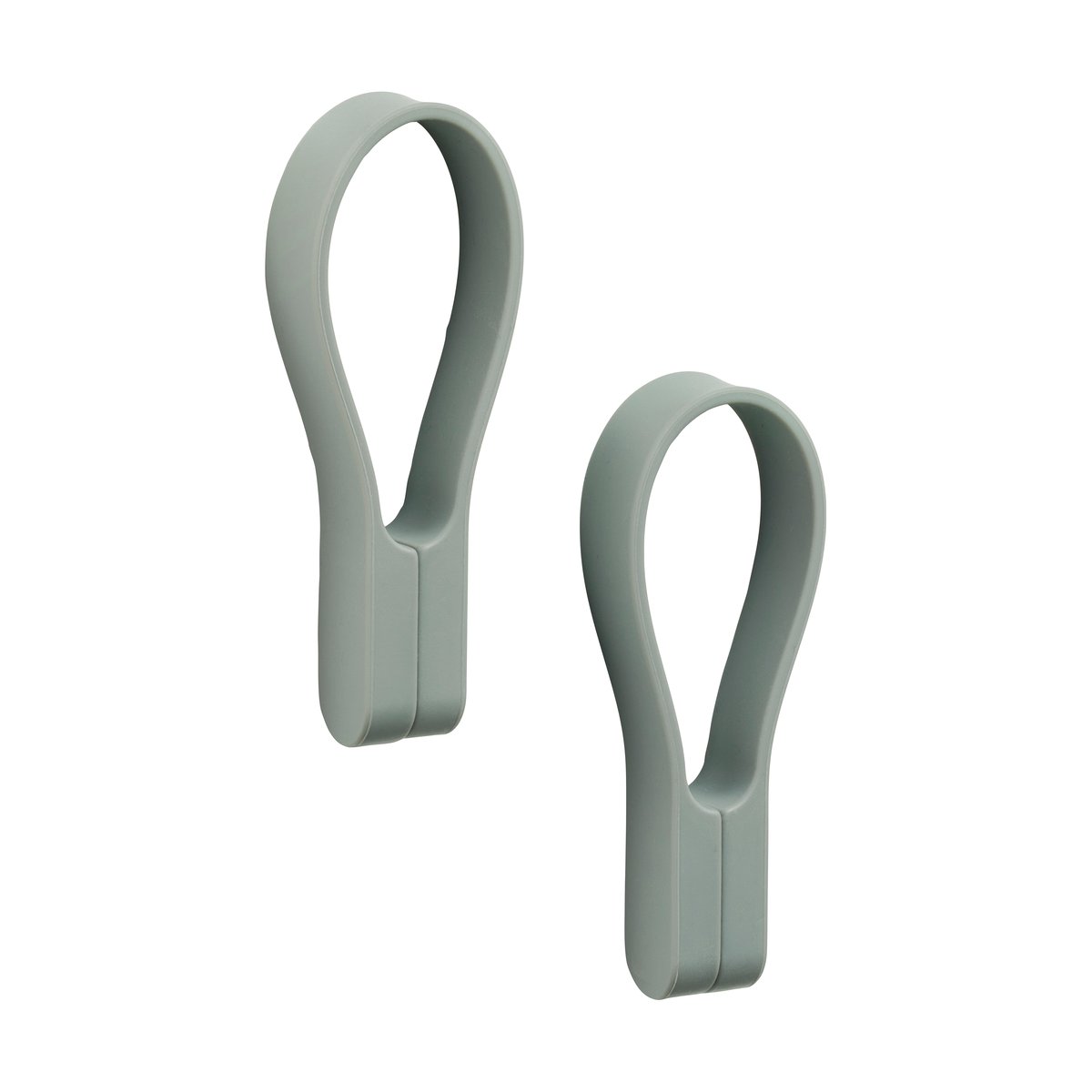 Zone Denmark Loop towel hanger magnet 2-pack Matcha green