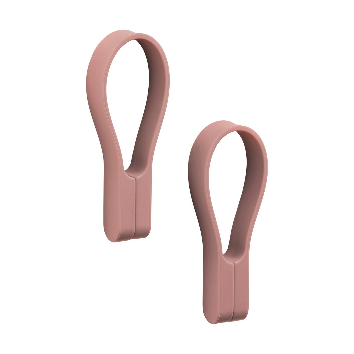 Zone Denmark Loop towel hanger magnet 2-pack Peach red