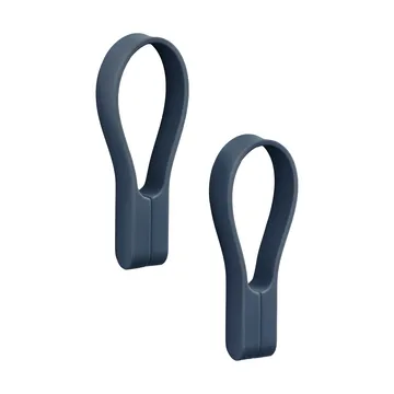 Loop towel hanger magnet 2-pack - Royal blue - Zone Denmark