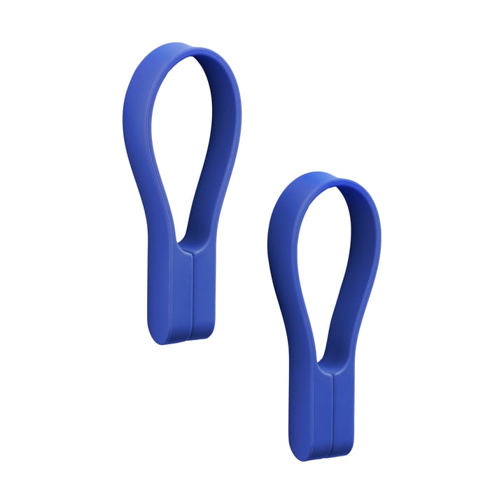 Loop towel hanger magnets 2-pack - Indigo Blue - Zone Denmark