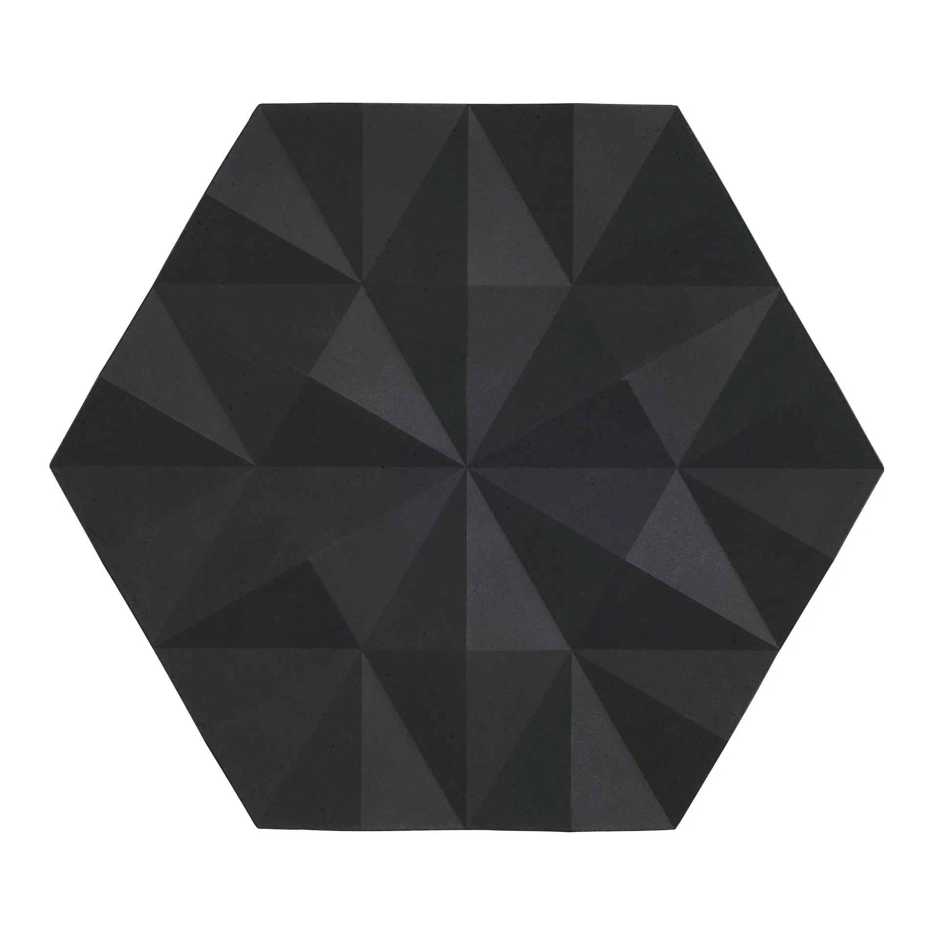 Ori Facet trivet 14x16 cm, black Zone Denmark