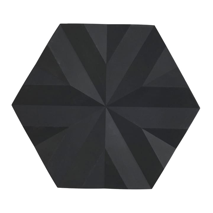 Ori Flake trivet 14x16 cm - black - Zone Denmark