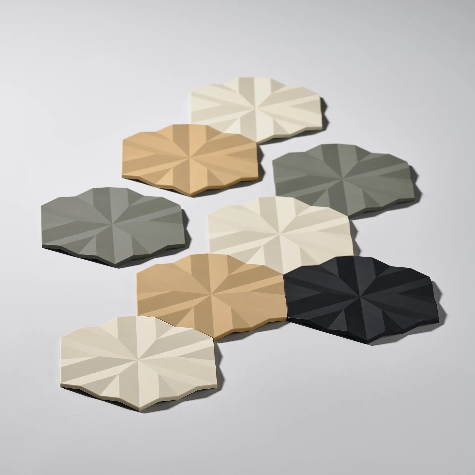 Ori Flake trivet 14x16 cm, khaki Zone Denmark