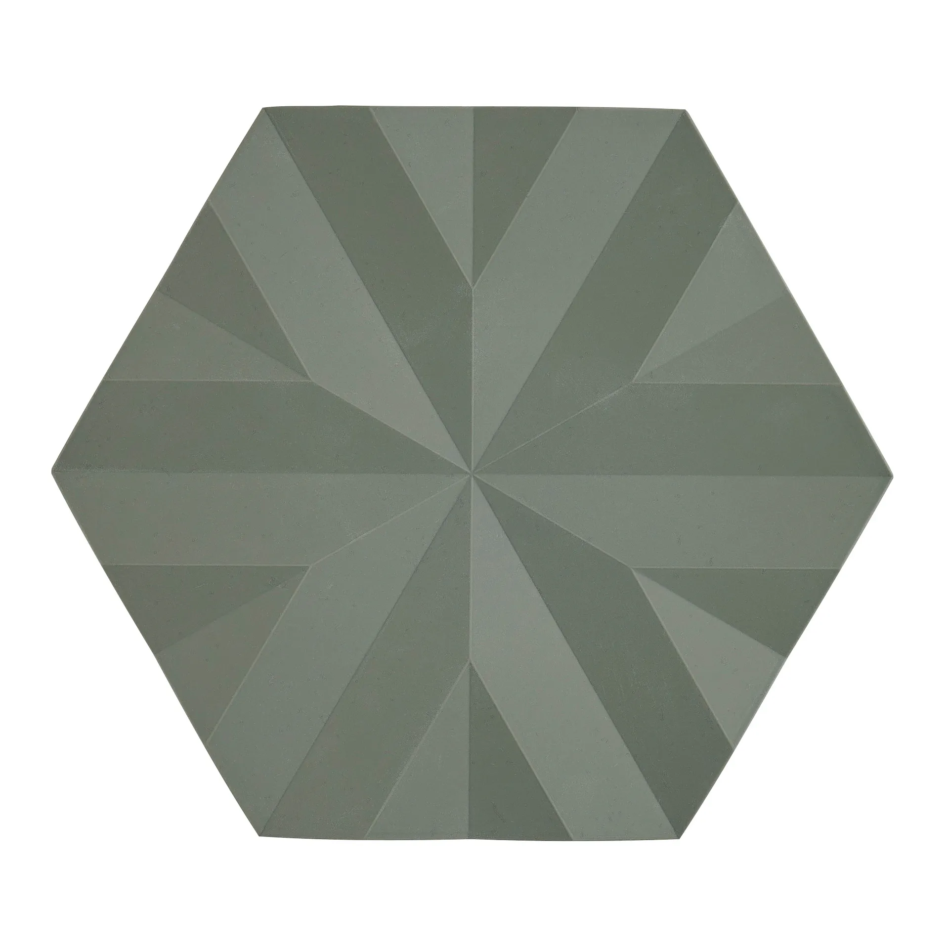 Ori Flake trivet 14x16 cm, olive taupe Zone Denmark