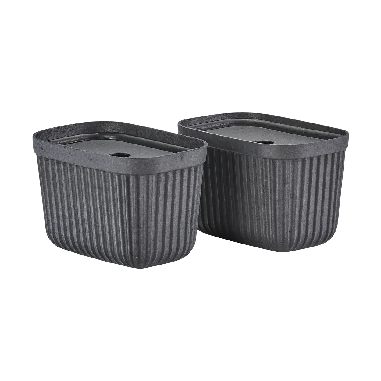 Zone Denmark Pulp storage box 15x23 cm 2-pack Black