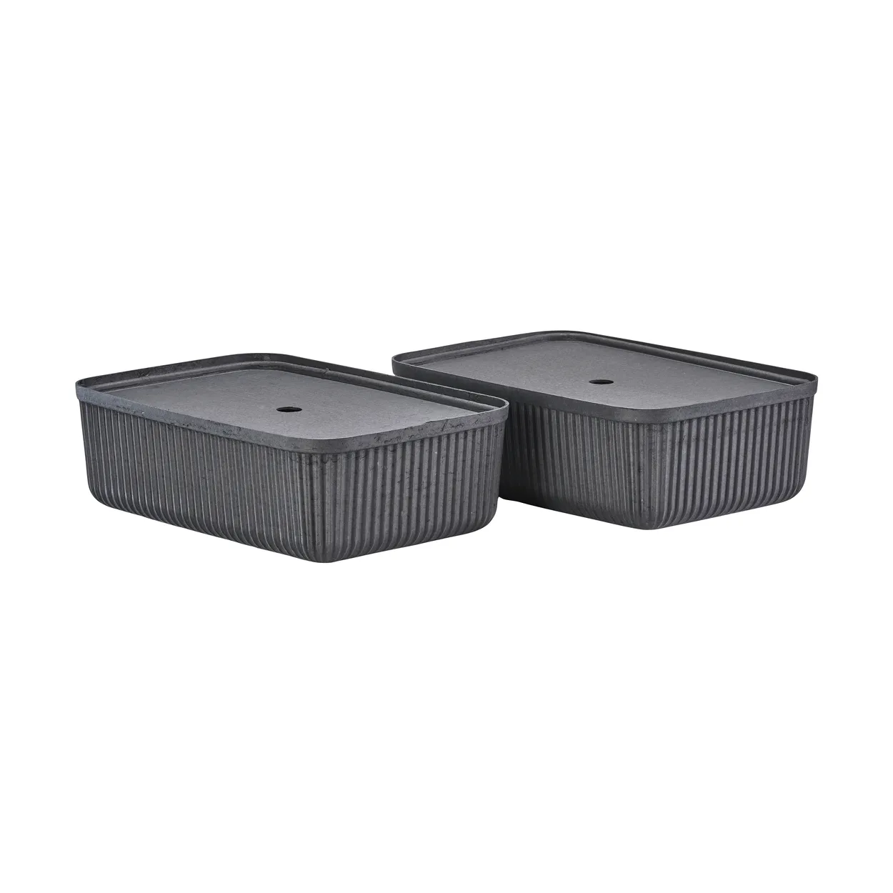 Zone Denmark Pulp storage box 32x48 cm 2-pack Black