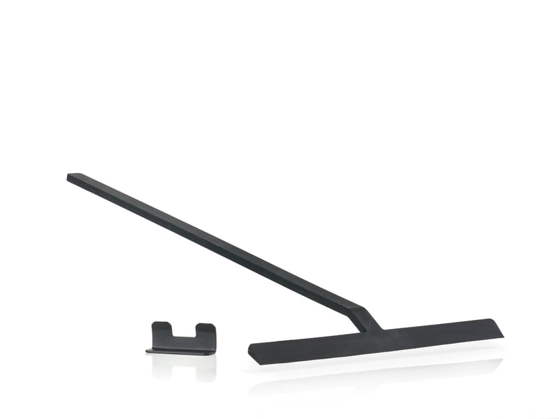 Zone Denmark Rim Scraper with holder 30cm Black