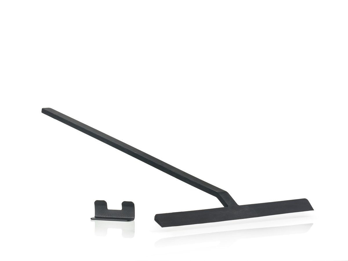 Zone Denmark Rim Scraper with holder 30cm Black