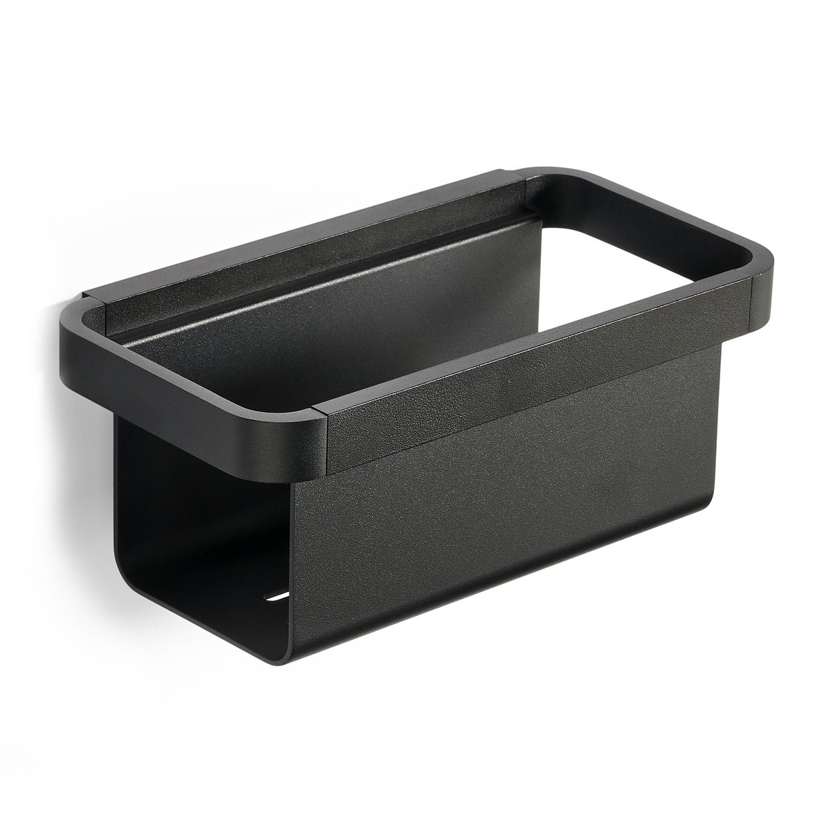 Zone Denmark RIM shower shelf high 11x22 cm Black | Scandinavian Design | Black