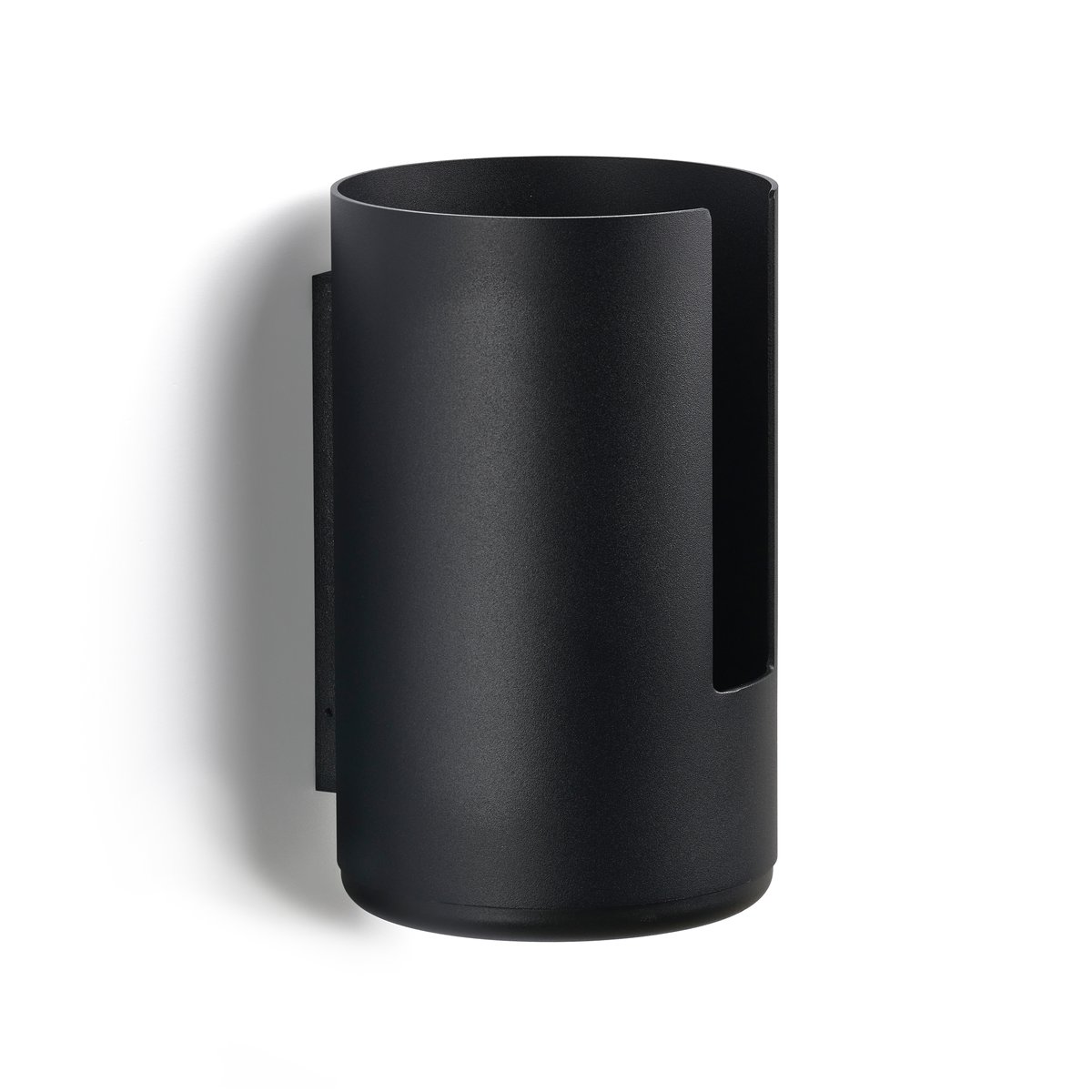 Zone Denmark RIM toilet paper holder - wall hanging 31 cm Black