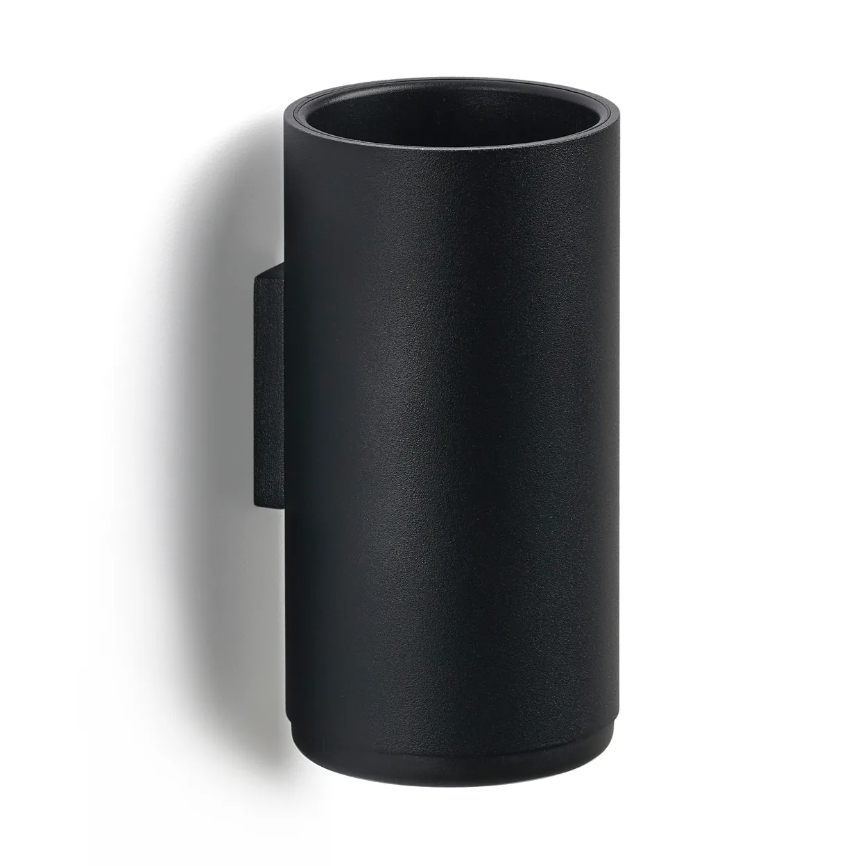 Zone Denmark RIM tooth brush mug - wall hanging 13.6 cm Black