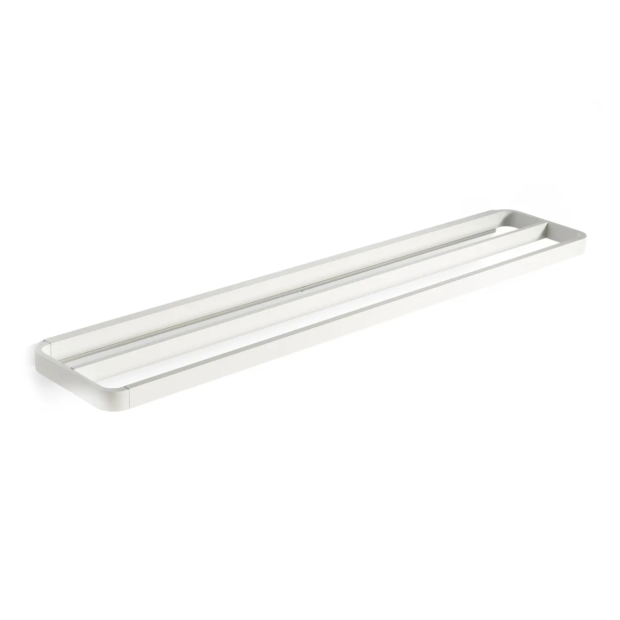 Zone Denmark RIM towel rack double 12x70 cm White | Scandinavian Design | Towel rails & holders | White