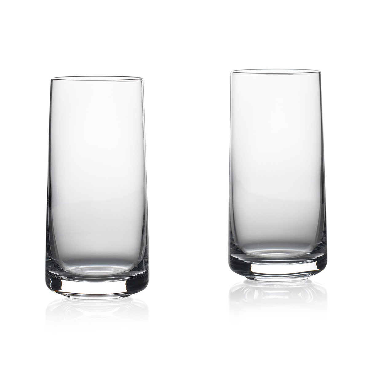 Zone Denmark Rocks highball glass 2-pack 41 cl | Scandinavian Design | Long drink & highball glasses | Transparent