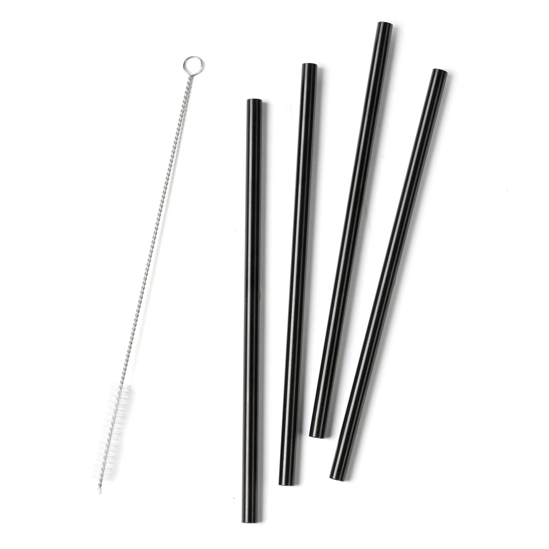 Rocks straws 21.5 cm 4-pack, Black Zone Denmark