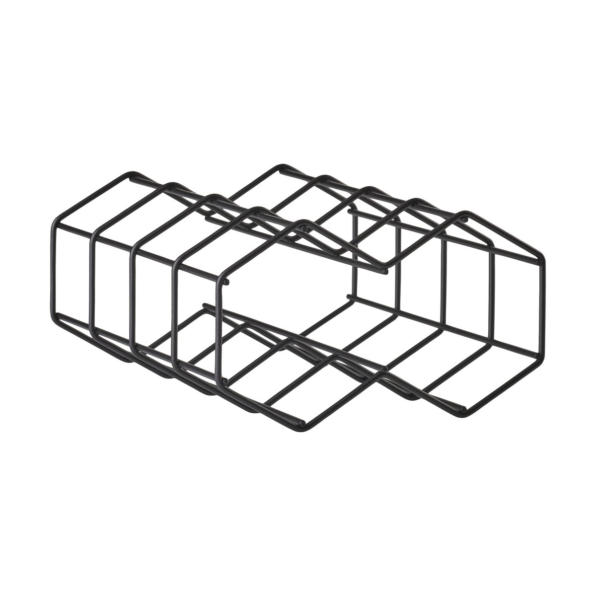 Zone Denmark Rocks wine rack 19,5 cm Black | Scandinavian Design | Black