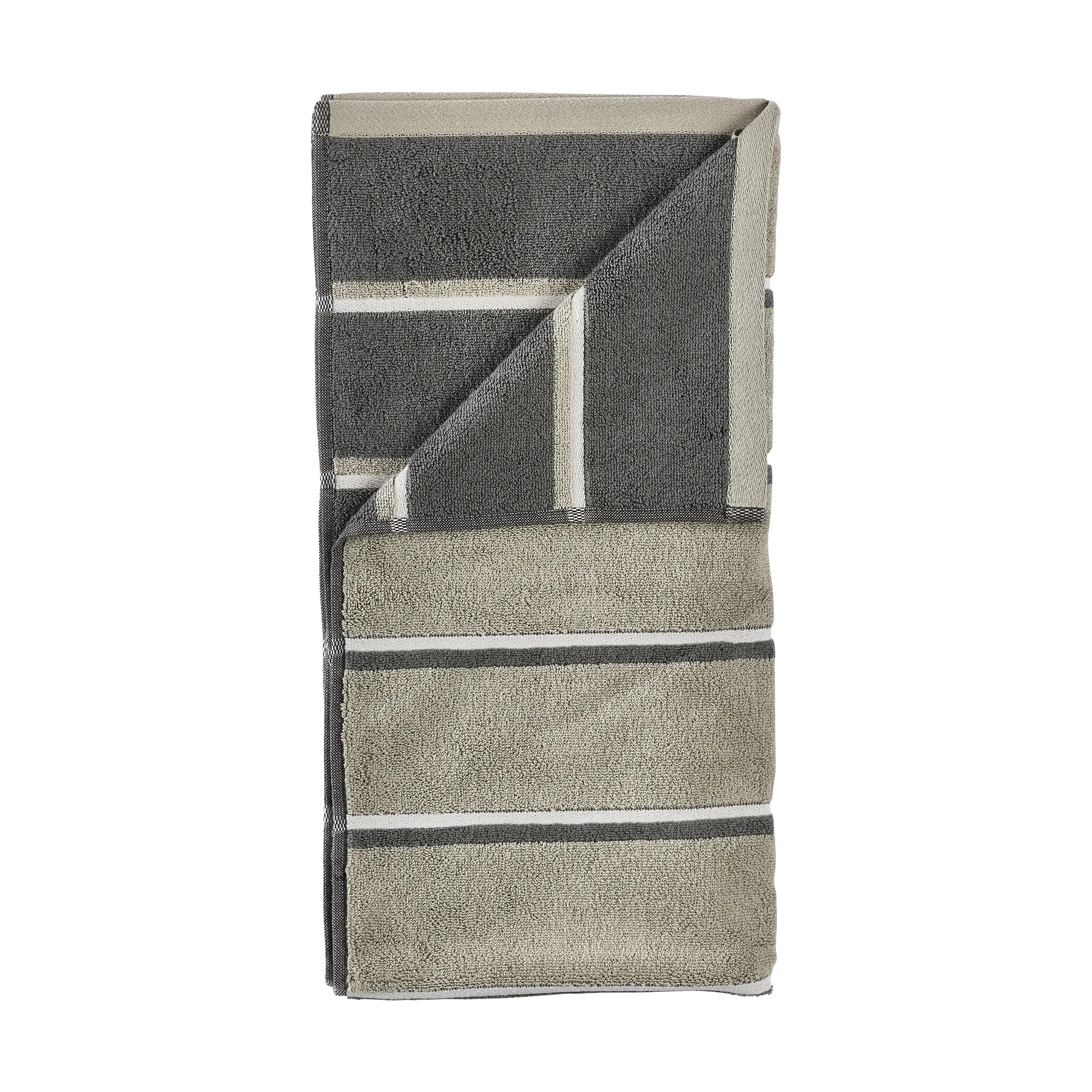 Sauna towel, Eucalyptus-olive green-soft grey, 70x140 cm Zone Denmark
