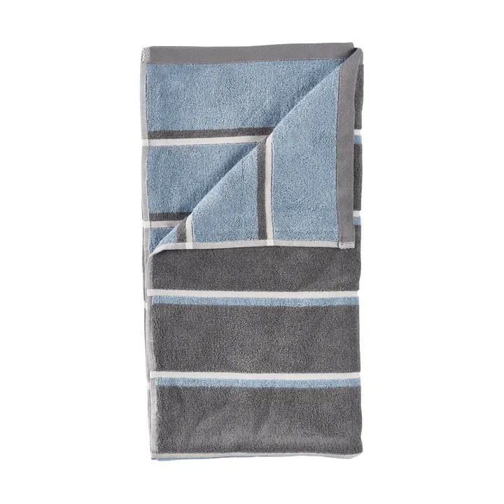 Sauna towel - Grey-blue fog-soft grey, 50x100 cm - Zone Denmark