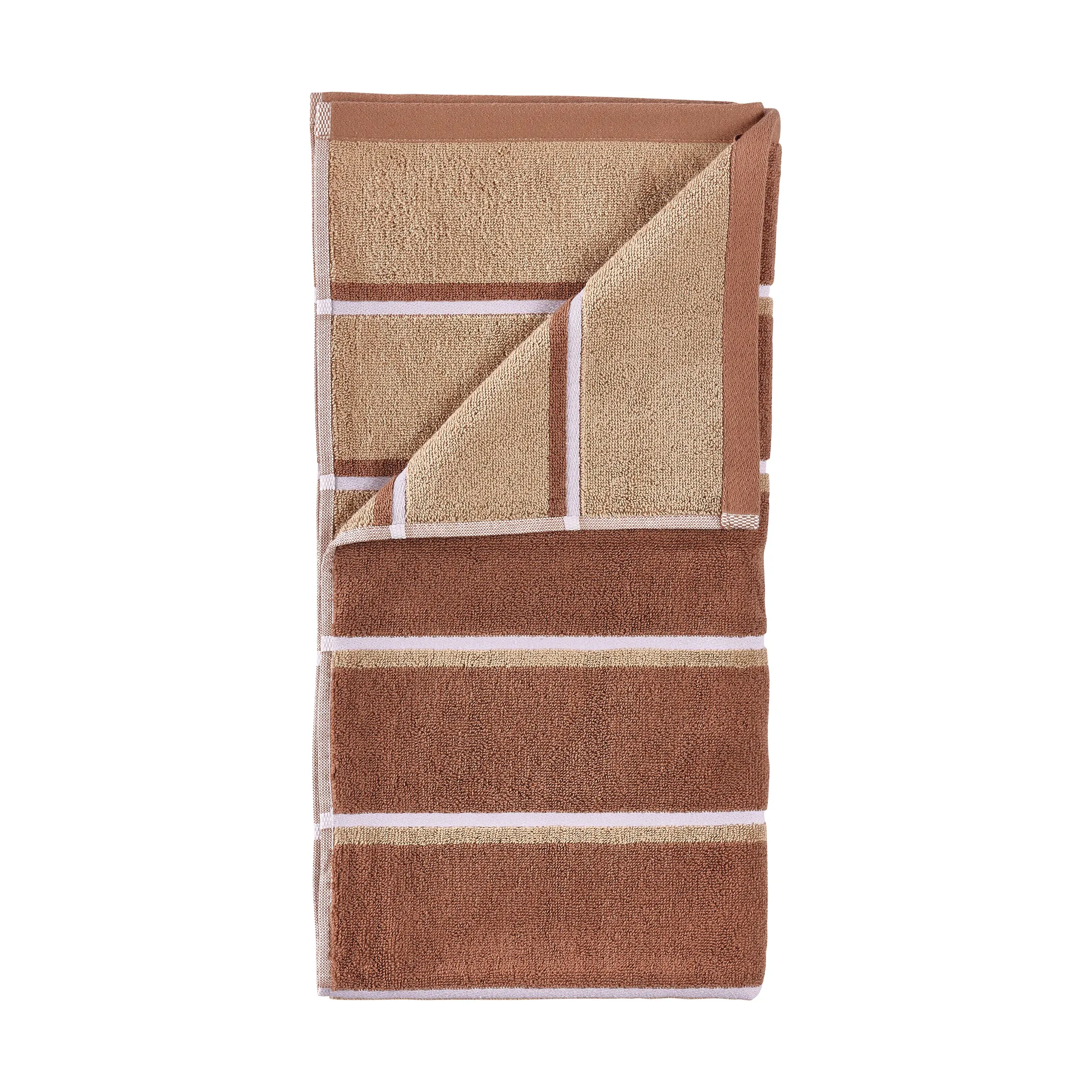 Sauna towel, Terracotta-camel-lupine, 50x100 cm Zone Denmark