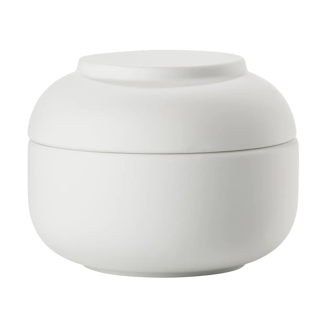 Zone Denmark Sensu jar with lid o10.5x7.5 cm White | Scandinavian Design | Boxes & jars | White
