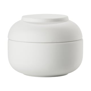 Zone Denmark Sensu jar with lid Ø10.5x7.5 cm White
