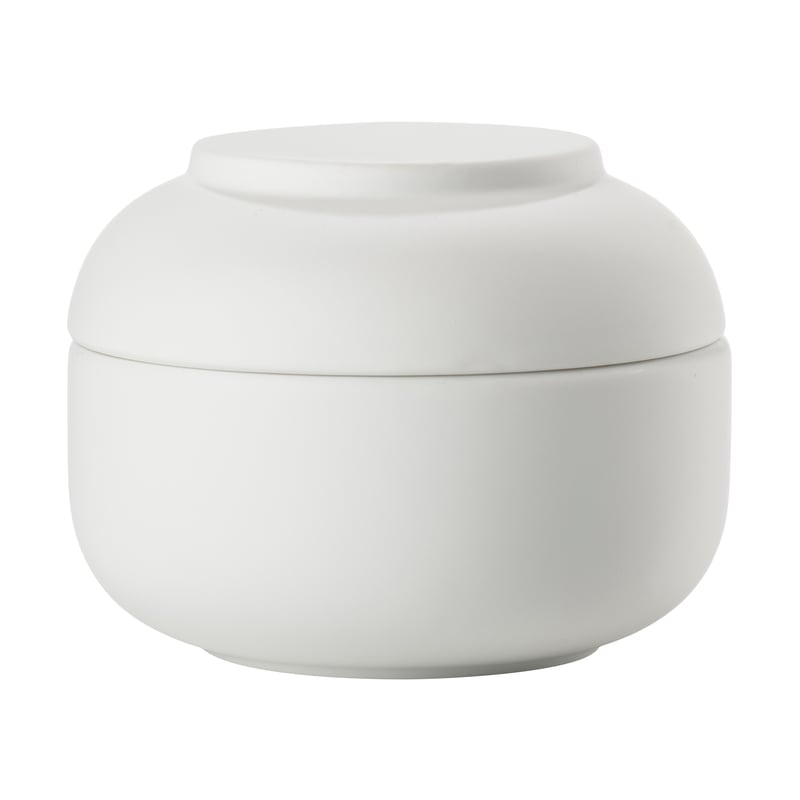 Zone Denmark Sensu jar with lid Ø10.5x7.5 cm White