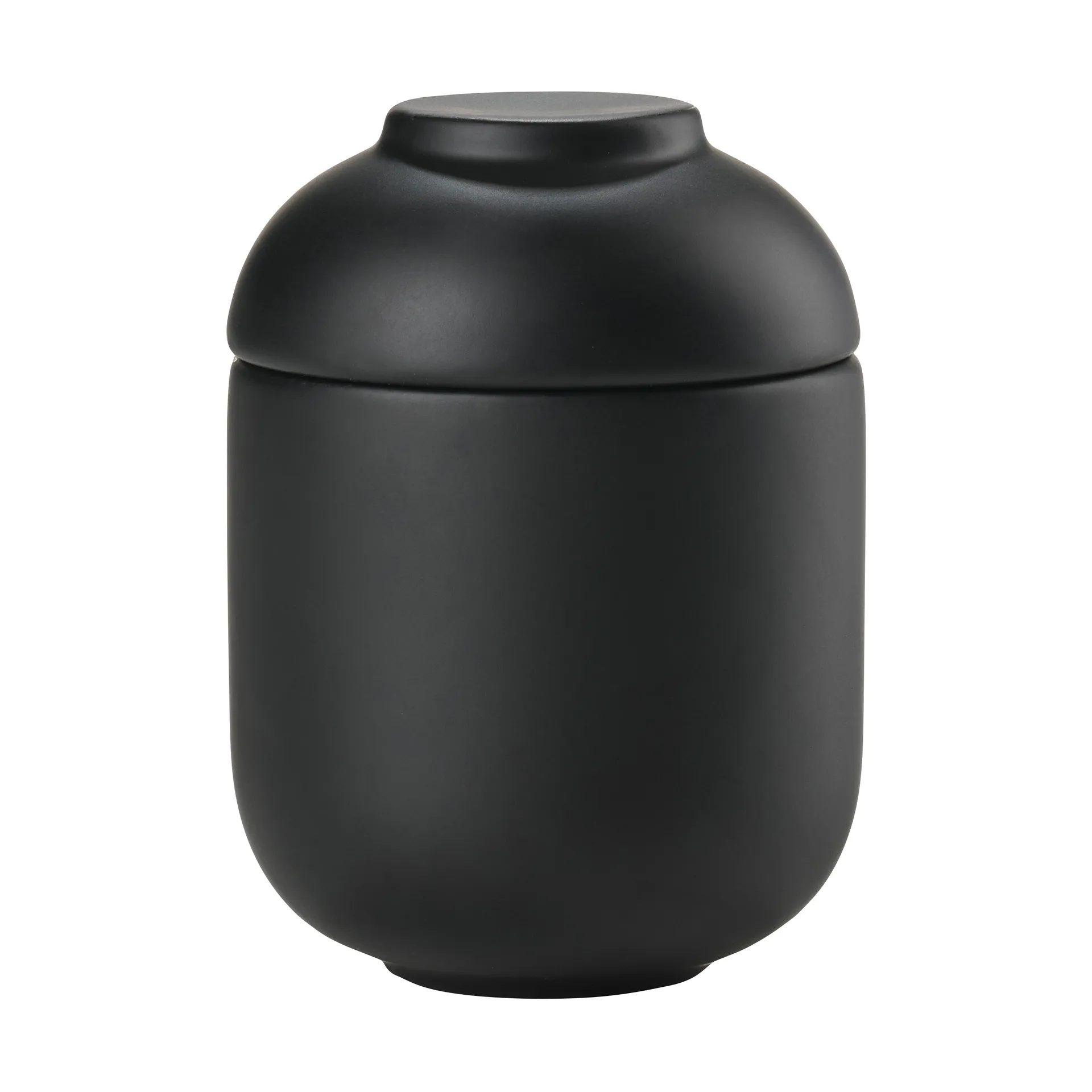 Sensu jar with lid Ø6.5x9 cm, Black Zone Denmark