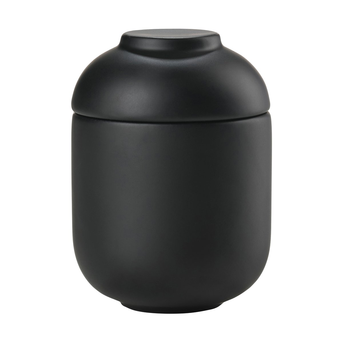 Zone Denmark Sensu jar with lid Ø6.5x9 cm Black