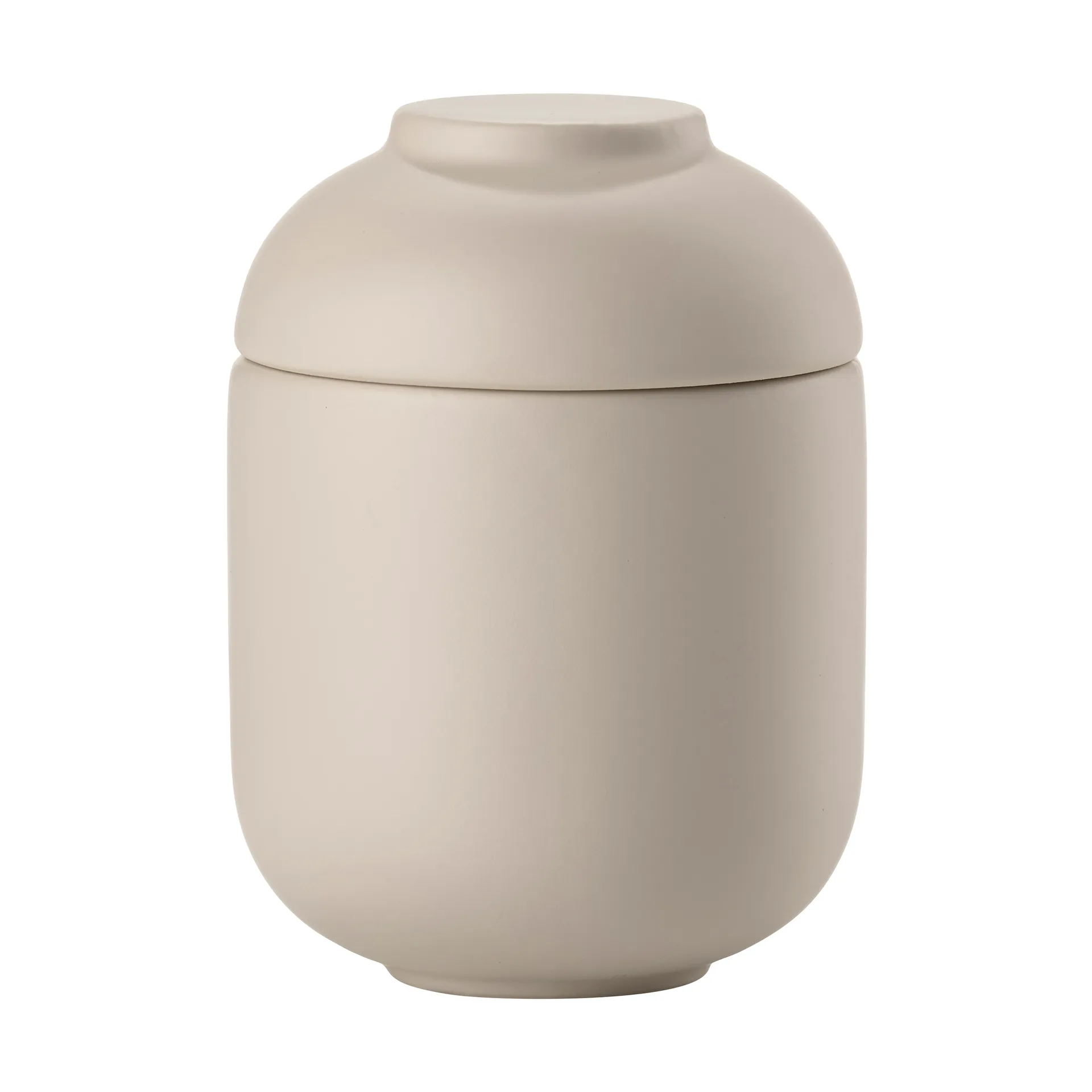 Sensu jar with lid Ø6.5x9 cm, Sand Zone Denmark