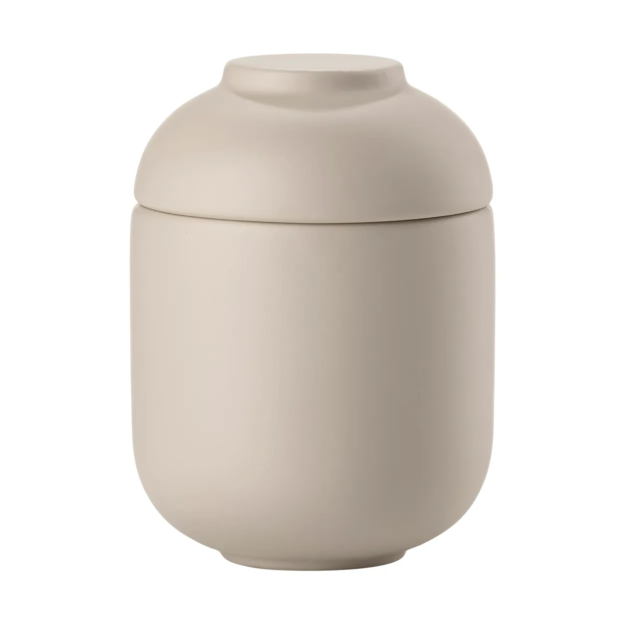 Zone Denmark Sensu jar with lid Ø6.5x9 cm Sand | Scandinavian Design | Boxes & jars | Beige