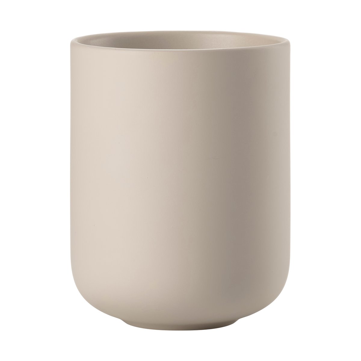 Zone Denmark Sensu toothbrush mug Ø7.4x9.5 cm Sand | Scandinavian Design | Toothbrush holders | Beige