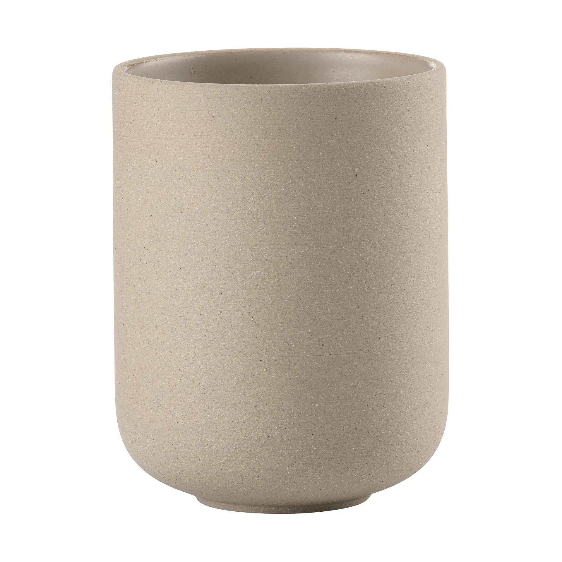 Sensu toothbrush mug Ø7.4x9.5 cm, Taupe Zone Denmark