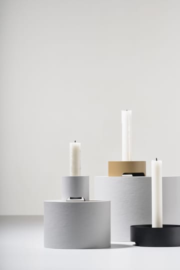 Singles candle sticks Ø9 cm - Black - Zone Denmark