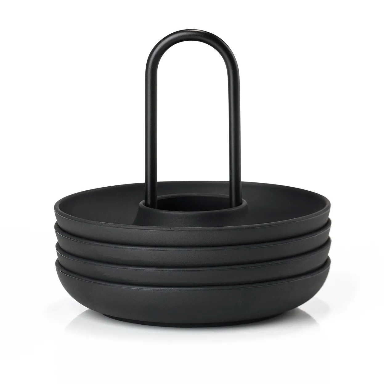 Zone Denmark Singles egg cup 4-pack with holder Black