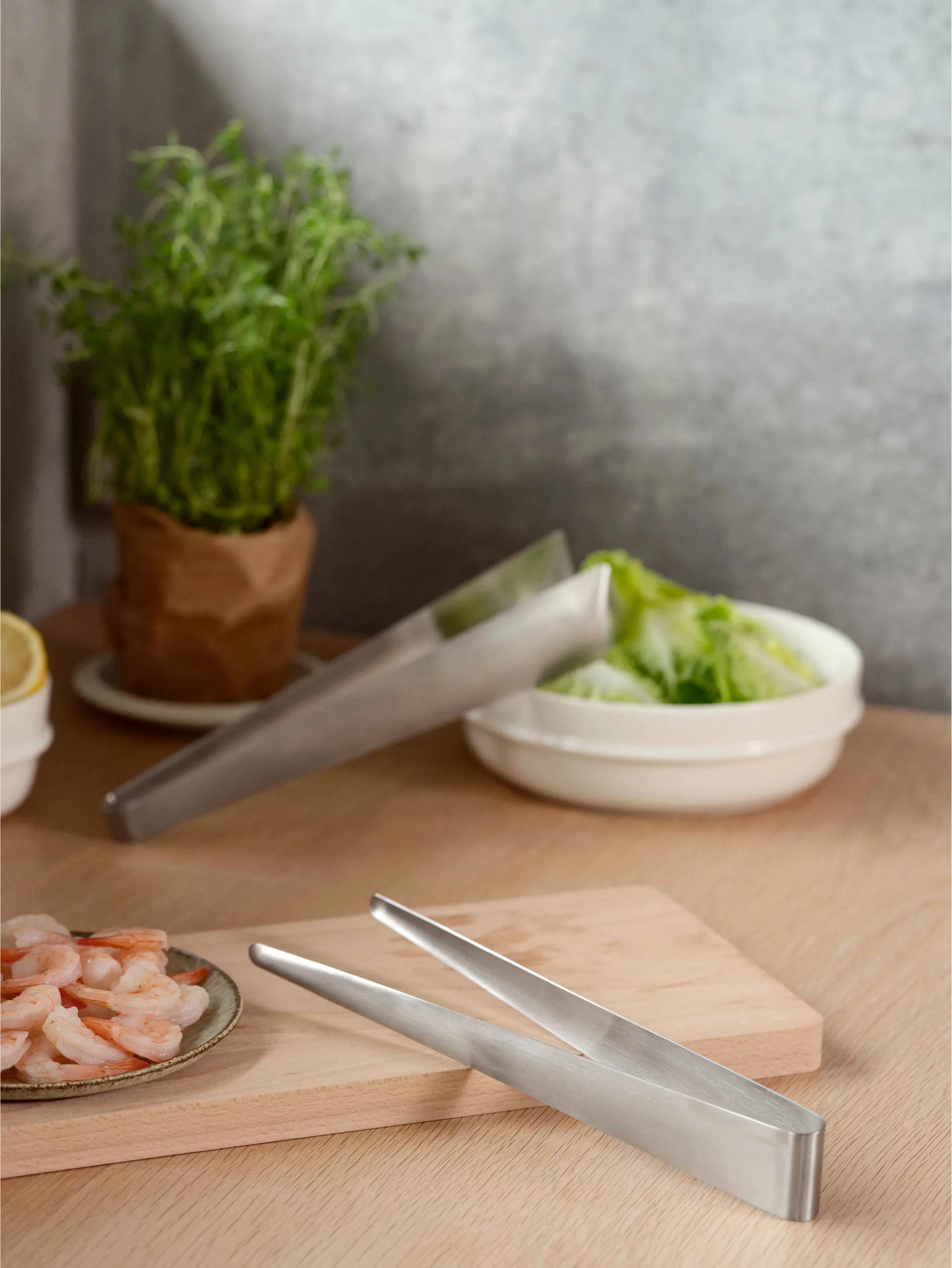 Singles food tweezer 26 cm, Steel Zone Denmark