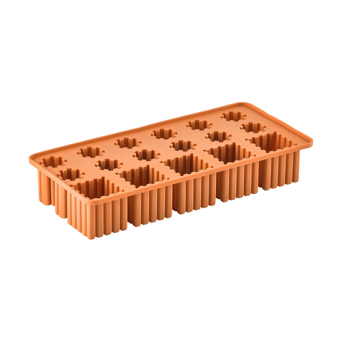 Zone Denmark Singles ice cube tray Apricot | Scandinavian Design | Orange