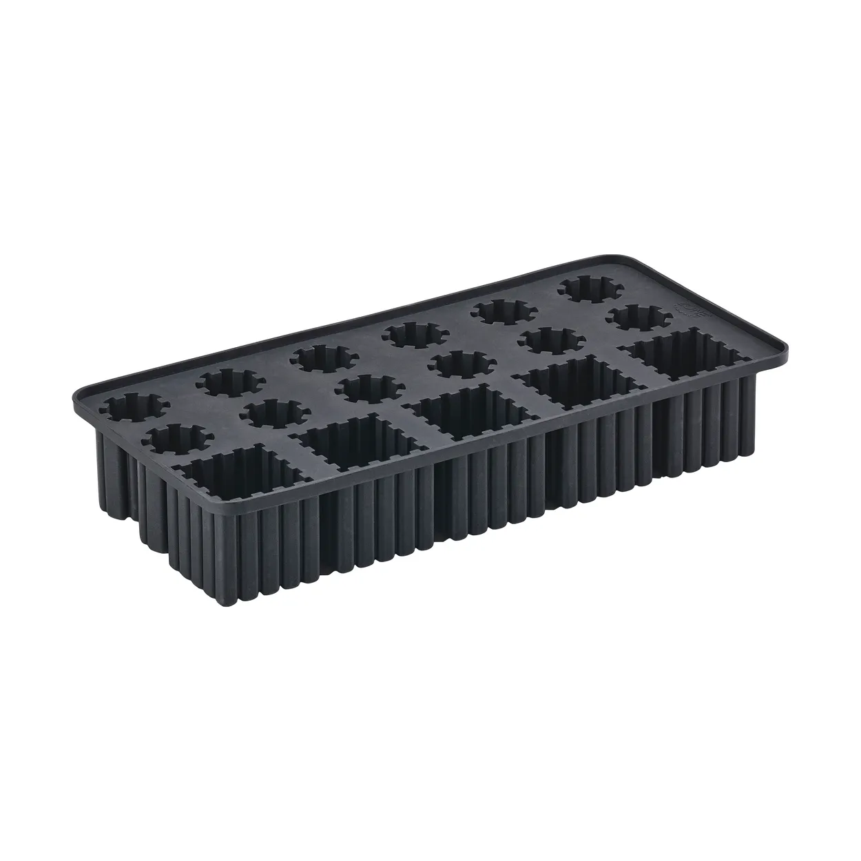 Zone Denmark Singles ice cube tray Black | Scandinavian Design | Black