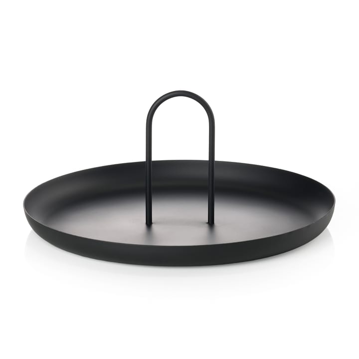 Singles tray with handle Ø30 cm - Black - Zone Denmark