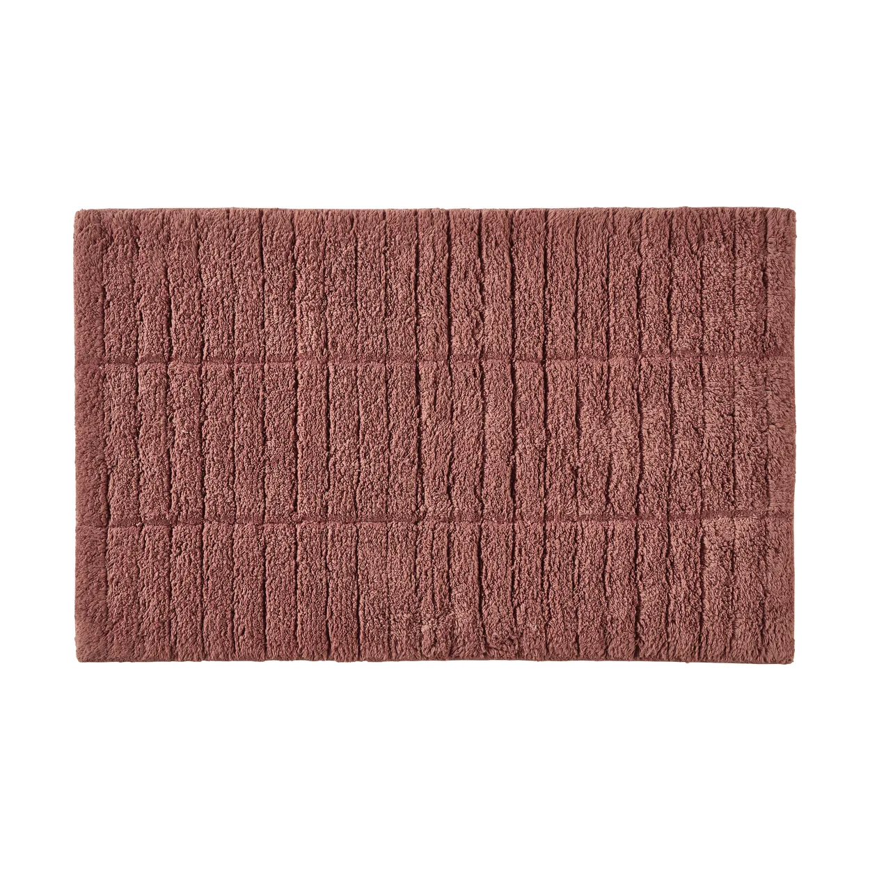 Zone Denmark Tiles bathroom rug Peach red | Scandinavian Design | Bath mats | Red
