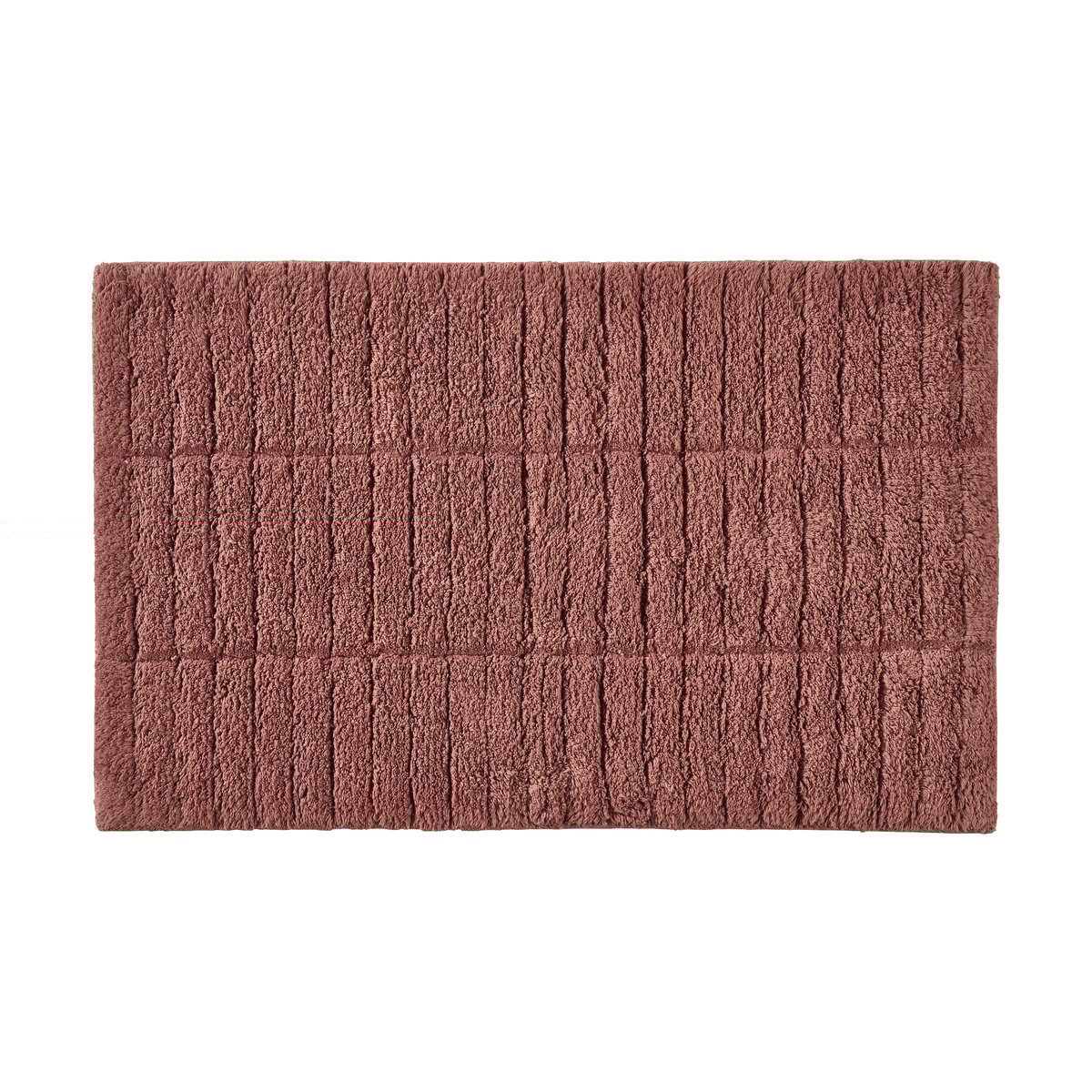 Zone Denmark Tiles bathroom rug Peach red | Scandinavian Design | Bath mats | Red