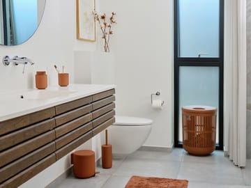 Tiles bathroom rug - Terracotta - Zone Denmark