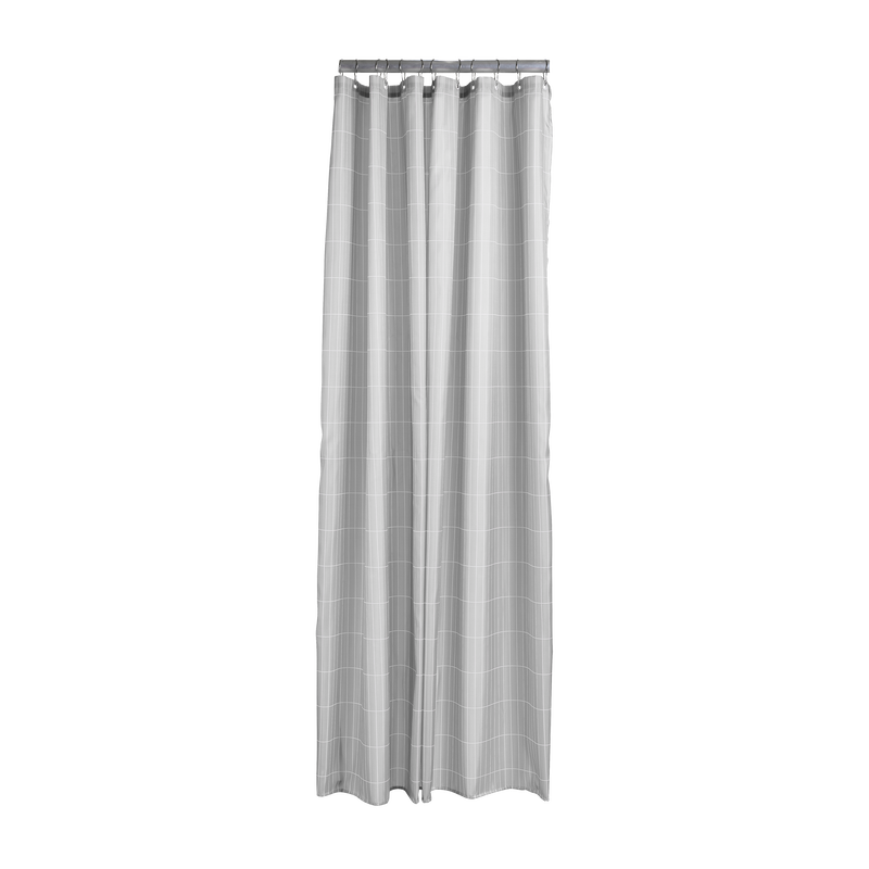 Zone Denmark Tiles shower curtain 180x200 cm Soft grey