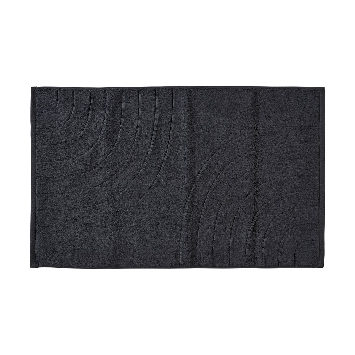 Zone Denmark Time bathroom mat 50x80 cm Svart | Scandinavian Design | Bath mats | Black