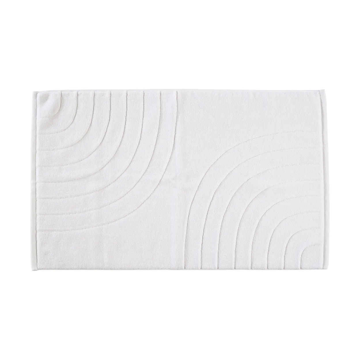 Zone Denmark Time bathroom mat 50x80 cm White | Scandinavian Design | Bath mats | White