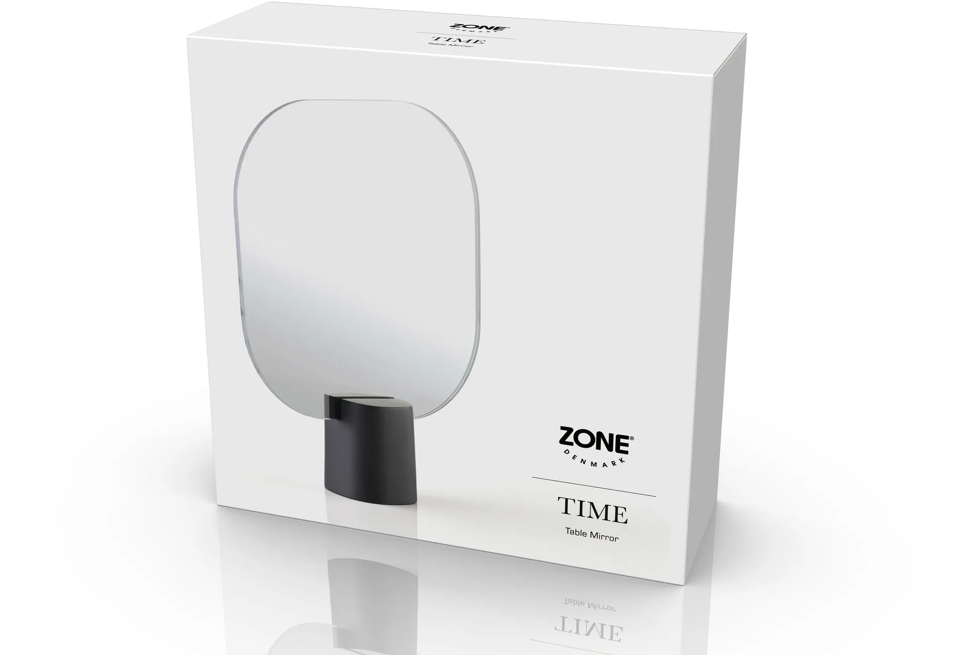 Time table mirror 26.5 cm, Black Zone Denmark