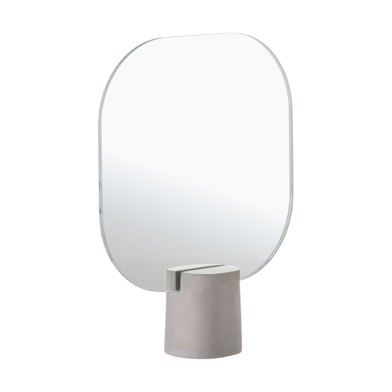 Zone Denmark Time table mirror 26.5 cm Concrete