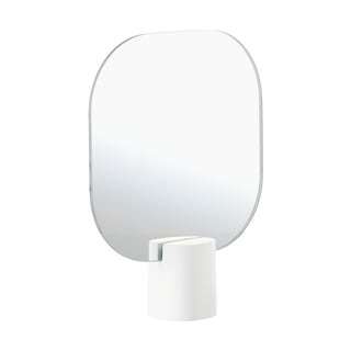 Zone Denmark Time table mirror 26.5 cm White