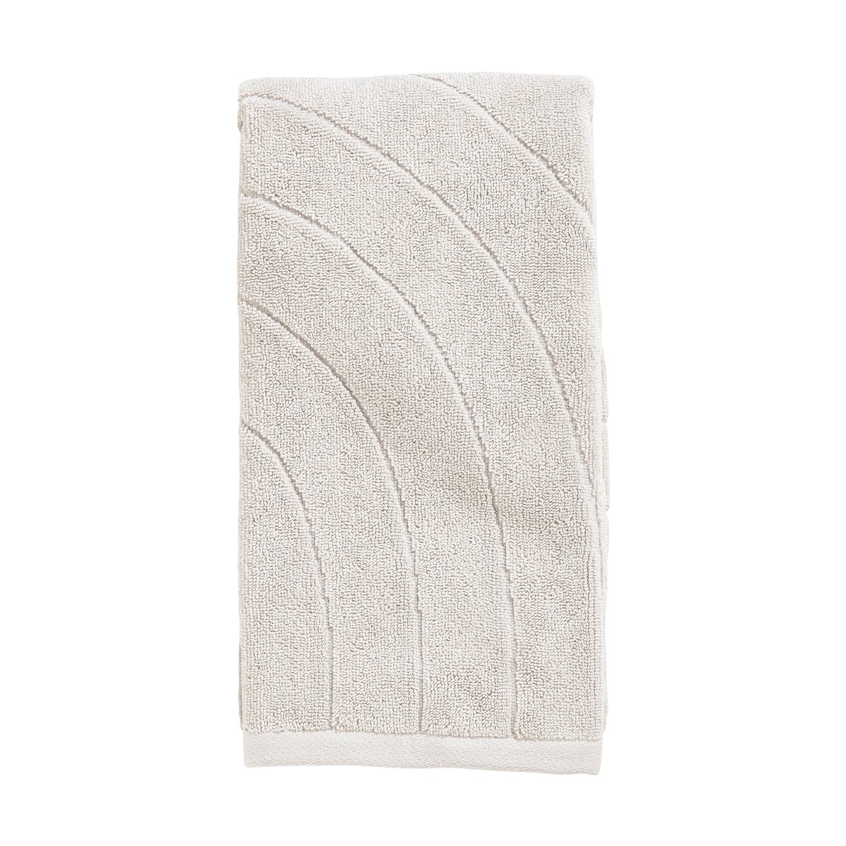 Zone Denmark Time towel 50x100 cm Soft grey | Scandinavian Design | Bath towels | Grey