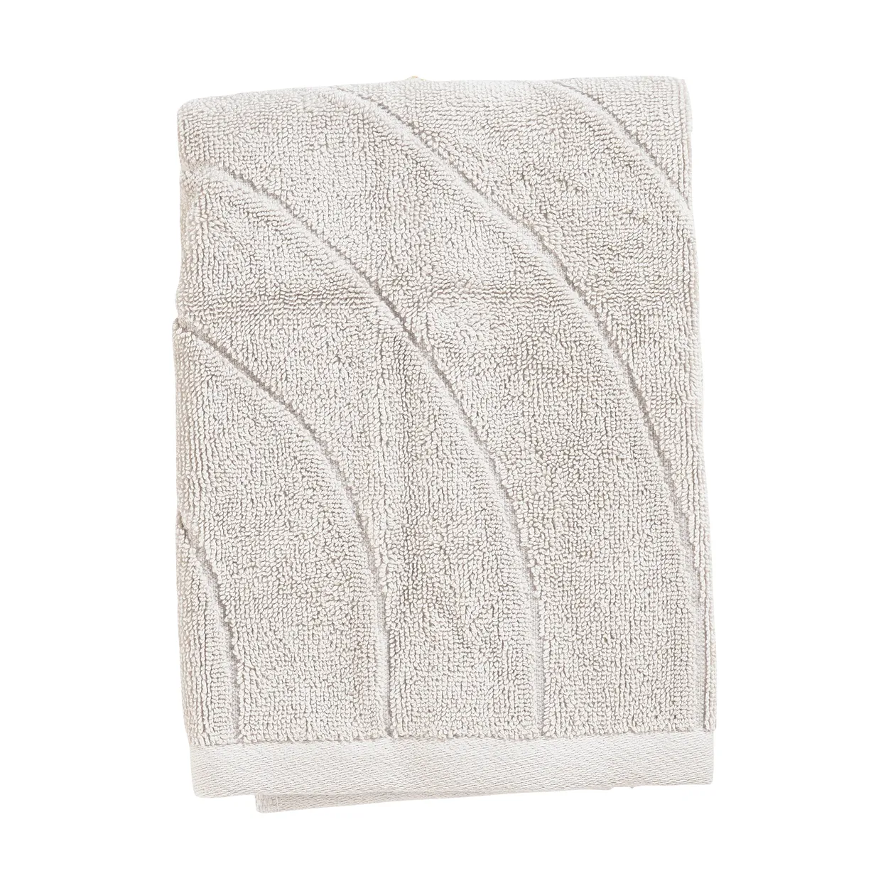 Zone Denmark Time towel 50x70 cm Soft grey | Scandinavian Design | Bath towels | Grey