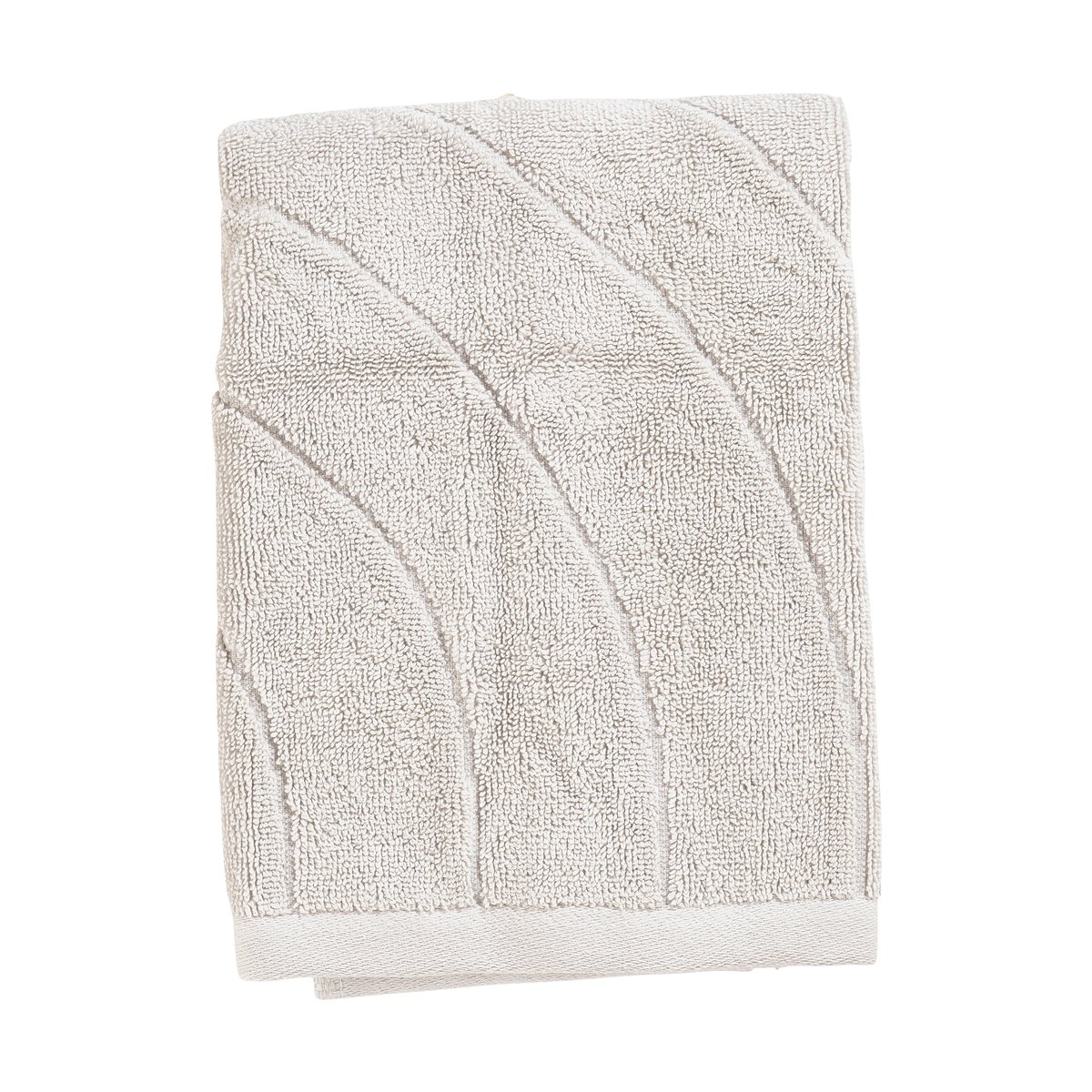 Zone Denmark Time towel 50x70 cm Soft grey | Scandinavian Design | Bath towels | Grey